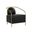 Cicero Lounge Chair In Cantina Black