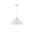 Circa 1 Light White Pendant LDPD2044WH