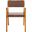 Cire Leather Dining Chair in Cognac