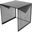 Cisco Square Side Table In Black