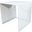Cisco Square Side Table In White