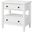 Wilmington Open Nightstand In White