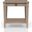 Wilmington Wood End Table In Sand