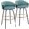 Claire Barstool Set of 2 In Blue and Black