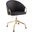 Claire Task Chair In Black and Gold