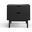 Clara 2-Drawer Nightstand In Black