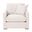 Clara Slim Arm Sofa Chair In Stone and Natural Gray