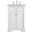 Clarence 24 Inch Single Bathroom Vanity In White