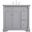 Clarence 36 Inch Single Bathroom Vanity In Grey