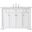 Clarence 48 Inch Single Bathroom Vanity In White