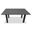 Classic Aluminum Rectangular Chat Table In Slate
