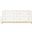 Claudette 4 Drawer Dresser In White and Gold