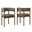 Clea Curved Upholstered Dining Chairs Set of 2 In Taupe