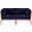 Clearwater Outdoor Patio Teak Wood Loveseat In Gray Navy