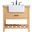 Clement 36 Inch Single Bathroom Vanity In Natural Wood