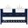 Clement 60 Inch Double Bathroom Vanity In Blue