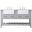 Clement 60 Inch Double Bathroom Vanity In Grey