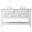Clement 60 Inch Double Bathroom Vanity In White