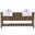 Clement 72 Inch Double Bathroom Vanity In Driftwood