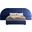 Cleo Velvet King Bed In Navy