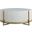 Clifton Coffee Table In White and Gold