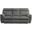 Clifton Gray Double Reclining Sofa With Drop Down Cup Holders