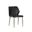 Clinton Dining Chair Set of 2 In Bravo Black