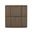 Clive 22 Inch 2-Drawer Nightstand In Walnut and Gold