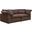 Cloud Puff Brown 2 Piece Slipcovered Modular Sectional Sofa