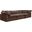 Cloud Puff Brown 3 Piece Slipcovered Modular Sectional Sofa