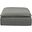 Cloud Puff Gray Slipcovered Square Sectional Modular Ottoman