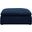 Cloud Puff Navy Blue Slipcovered Square Sectional Modular Ottoman