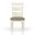 Clover Ridge Ladder Back Side Chair In Whitewash