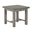 Club Aluminum End Table In Oyster