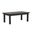 Club Aluminum Rectangular Coffee Table In Slate Gray