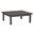 Club Aluminum Square Coffee Table In Slate Gray