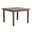 Club Aluminum Square Dining Table In Oak