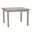 Club Aluminum Square Dining Table In Oyster
