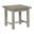 Club Teak End Table In Oyster Teak