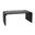 Clyde Waterfall Edge Mango Wood Coffee Table In Black