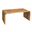 Clyde Waterfall Edge Mango Wood Coffee Table In Natural
