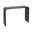 Clyde Waterfall Edge Mango Wood Console Table In Black