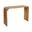 Clyde Waterfall Edge Mango Wood Console Table In Natural