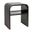 Clyde Waterfall Edge Mango Wood End Table In Black