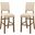Sania Natural Tone Bar Stool Set Of 2