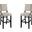 Sania Ii Antique Black Bar Chair Set Of 2