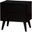 Lennart II Black Night Stand