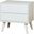 Lennart II White Night Stand