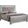 Bellanova Silver King Upholstered Panel Bed