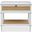 Coast Rattan Side Table In White